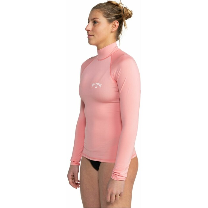 2024 Billabong Mujer Tropic Surf UV50 Chaleco De Licra De Manga Larga EBJWR03014 - Flamingo